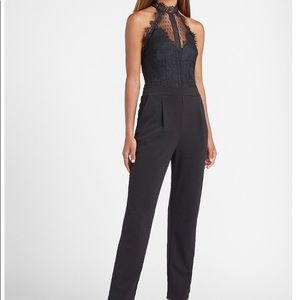 Express lace bodice jumpsuit size small NWT